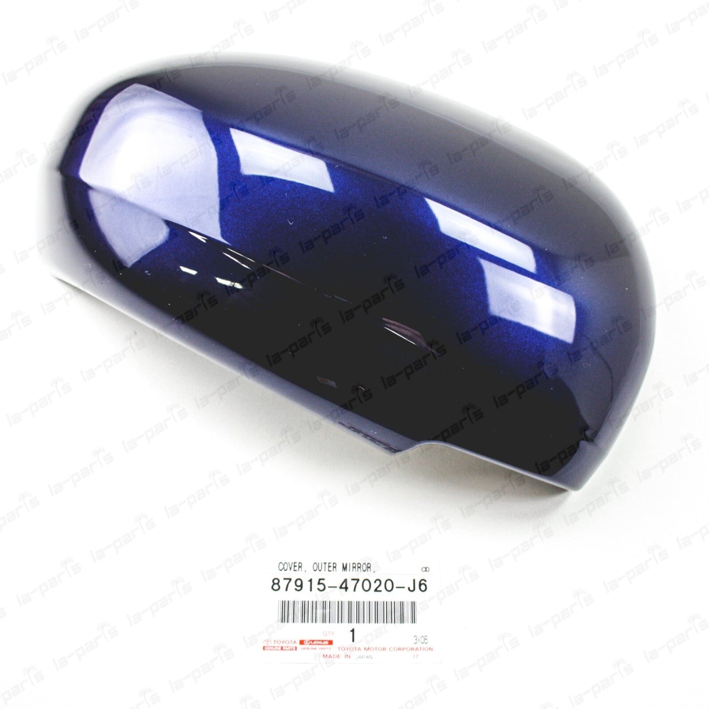 New Genuine Toyota 10-15 Prius Prius V Passenger Side Mirror Cover Dark Blue 8S6