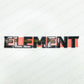 GENUINE HONDA 07-08 ELEMENT NAMEPLATE "ELEMENT" BADGE BLACK  75722-SCV-A20ZB