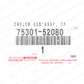 New Genuine Toyota 2007-2012 Yaris Sedan Front Grille Emblem 75301-52080