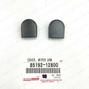 GENUINE TOYOTA 4RUNNER COROLLA TUNDRA FRONT WIPER ARM NUT COVER 85192-12800 2PCS