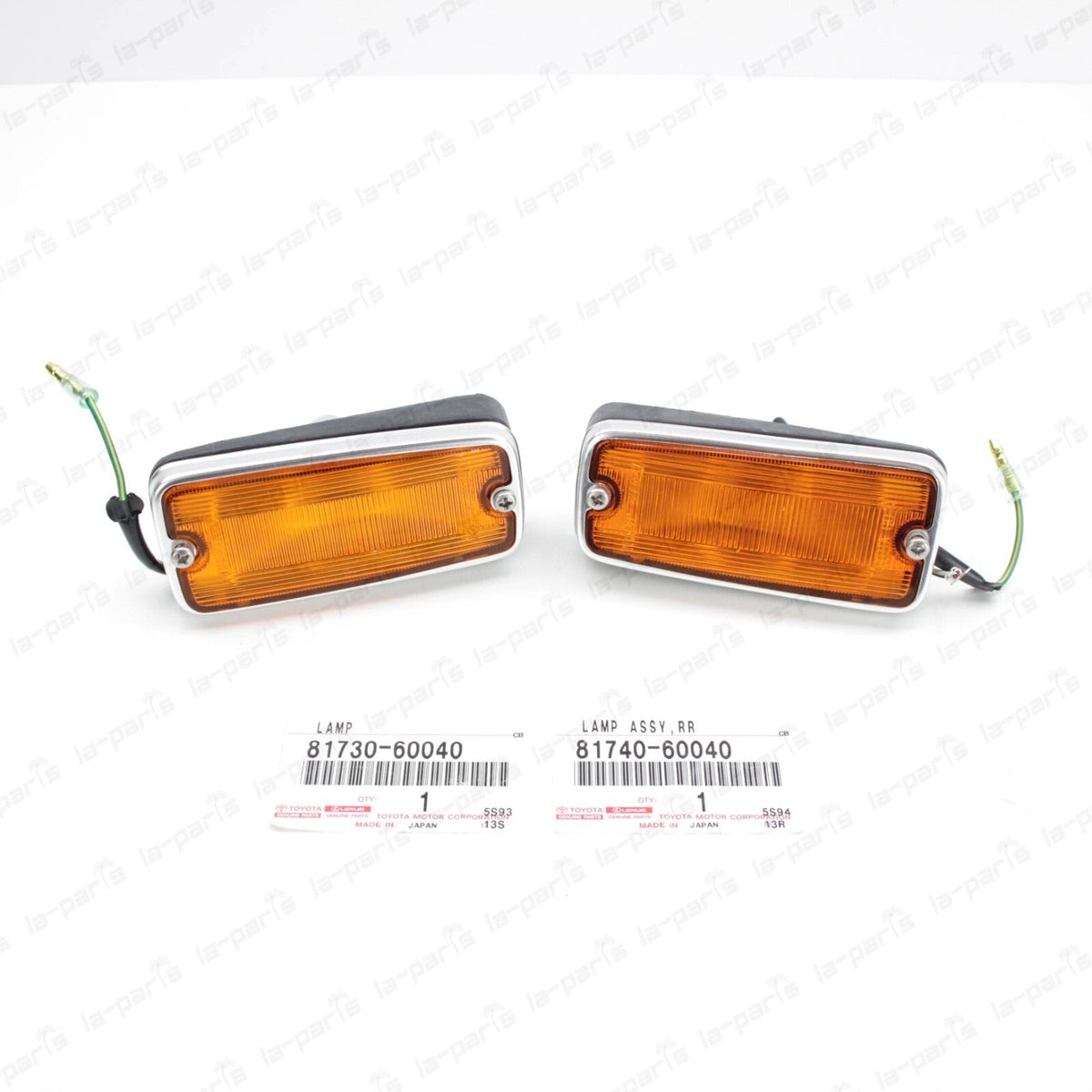 GENUINE TOYOTA LAND CRUISER FJ40 FJ43 FJ45 RIGHT & LEFT TURN SIGNAL LAMP SET