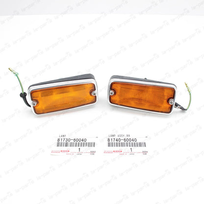 GENUINE TOYOTA LAND CRUISER FJ40 FJ43 FJ45 RIGHT & LEFT TURN SIGNAL LAMP SET