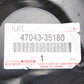Genuine Toyota 96-01 4Runner 00-03 Tundra Rear Right Braking Plate 47043-35180