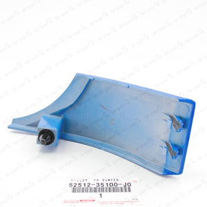 New Genuine Toyota FJ Cruiser 07-14 BLUE Front RH Bumper Filler 52512-35100-J0