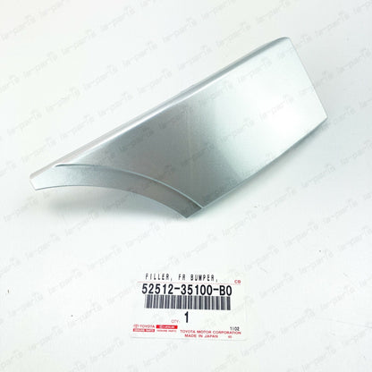 NEW GENUINE TOYOTA FJ CRUISER 07-14 SILVER FRONT RH BUMPER FILLER 52512-35100-B0