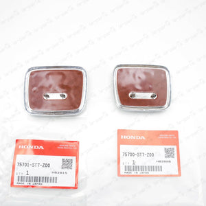 GENUINE HONDA INTEGRA DC2 DB8 TYPE-R FRONT & REAR EMBLEMS JDM ITR RED BADGES OEM