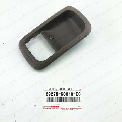 New Genuine OEM Toyota LC 80 Lexus LX450 Oak LH Door Inner Handle Bezel Qty:1