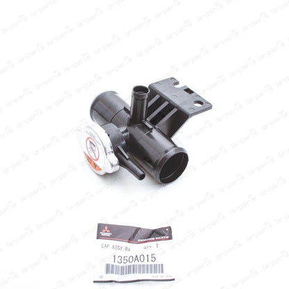 New Genuine OEM Mitsubishi Outlander Lancer Radiator Filler Neck & Cap 1350A015