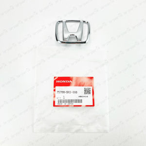 NEW GENUINE HONDA 1992-1998 CIVIC  FRONT HOOD CHROME EMBLEM 75700-SR3-000
