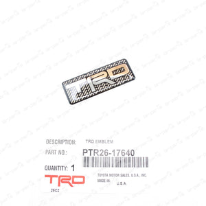 GENUINE TOYOTA TRD LOGO EMBLEM TOYOTA RACING DEVELOPMENT PTR26-17640