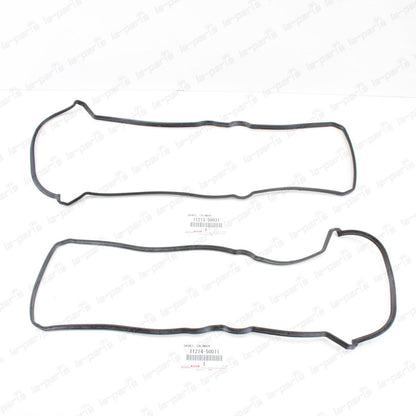 New Genuine Toyota Lexus Valve Cover Gasket Set 11213-50031 & 11214-50011
