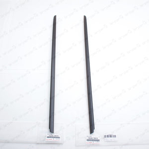 New Genuine Lexus 11-17 CT200h Front Outer Left & Right Windshield Moldings Set