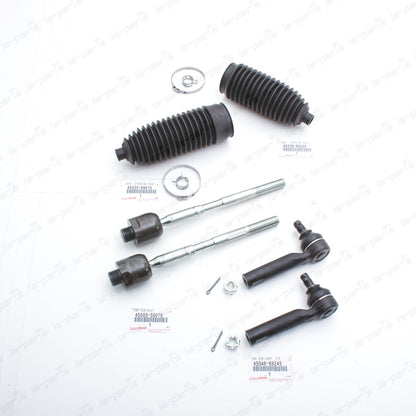 Genuine OEM Toyota 10-24 4Runner FJ Cruiser Steering Rack Tie Rod End & Boot SET