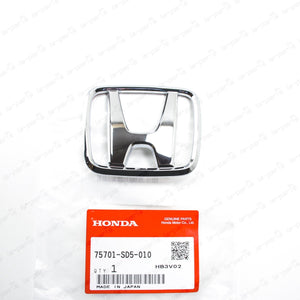 New Genuine OEM Honda 97- 01 Prelude Rear Trunk Lid Badge Center Chrome Emblem