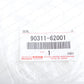 Genuine Toyota 91-97 Land Cruiser Lexus LX450 Front Bearing Axle Hub Seal Qty:2