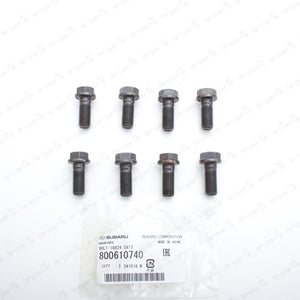 New Genuine OEM Subaru 2002-2018 Flywheel Bolt Kit 800610740 Qty:8