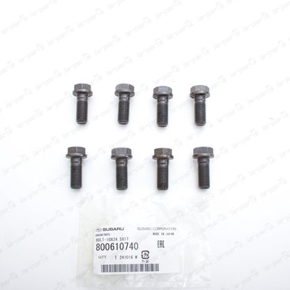 New Genuine OEM Subaru 2002-2018 Flywheel Bolt Kit 800610740 Qty:8