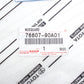New Genuine Toyota FJ62 Land Cruiser Passenger Side Rear Mudguard 76607-90A01