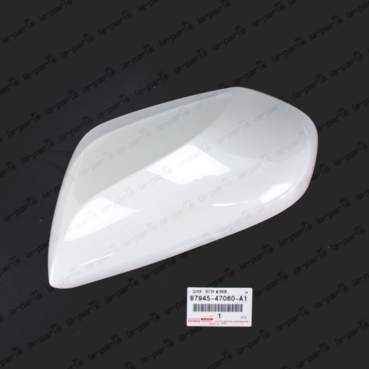 Genuine Toyota 16-21 Prius Driver Mirror Cover White Pearl 070 87945-47060-A1