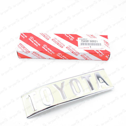 NEW GENUINE TOYOTA 69-76 LAND CRUISER FJ40 REAR LEFT QUARTER EMBLEM 75450-60021