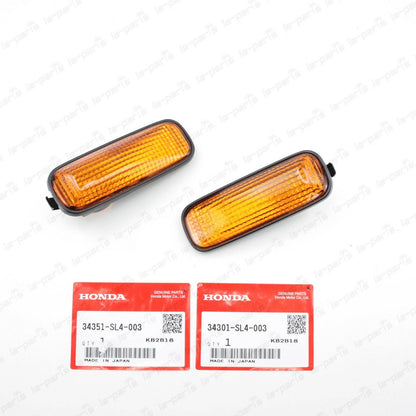 GENUINE HONDA CIVIC EK9 TYPE-R FRONT FENDER SIDE TURN MARKER LAMP LIGHT SET OF 2