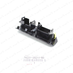 NEW GENUINE TOYOTA 07-11 FJ CRUISER PASSENGER WINDOW SWITCH BEZEL 74231-35211-B0