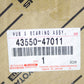 GENUINE TOYOTA 10-15 PRIUS LEXUS CT200H HUB ASSY FRONT AXLE LH=RH 43550-47011