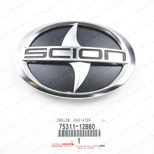 New Genuine OEM Toyota 10-15 Scion xB Front Grille Emblem Badge 75311-12B80