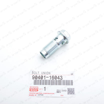 New Genuine OEM Toyota Lexus Engine Oil Cooler Line Union Bolt 90401-16043 Qty:1