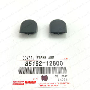 GENUINE TOYOTA 4RUNNER COROLLA TUNDRA FRONT WIPER ARM NUT COVER 85192-12800 2PCS