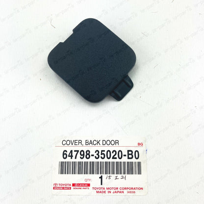 GENUINE TOYOTA 07-14 FJ CRUISER BACK DOOR LOCK COVER  64798-35020-B0