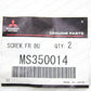 New Genuine Mitsubishi License Bracket Screw MS350014 Qty 1