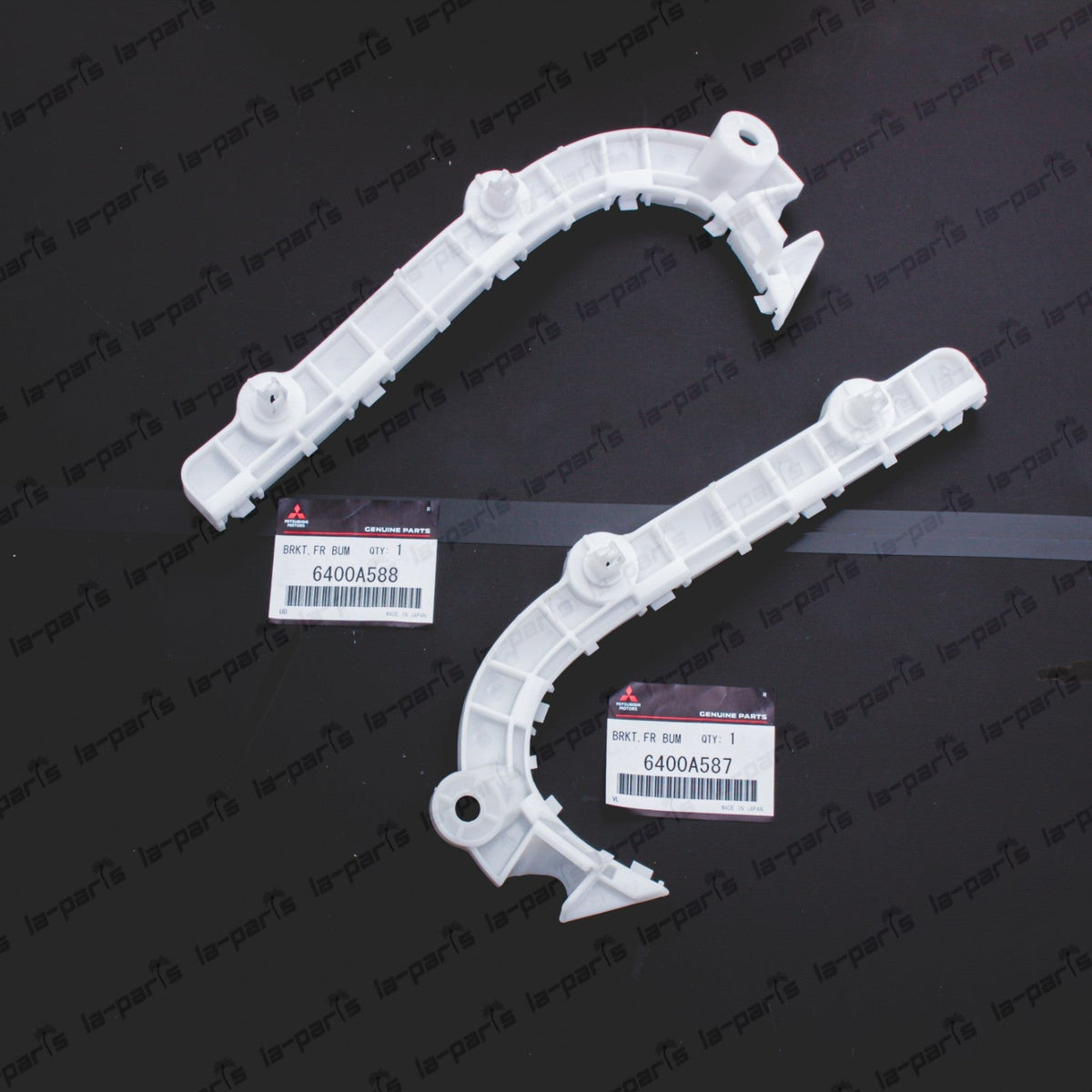 New Genuine OEM Mitsubishi 07-09 Outlander Front LH+RH Bumper Brackets SET of 2