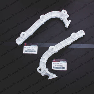New Genuine OEM Mitsubishi 07-09 Outlander Front LH+RH Bumper Brackets SET of 2