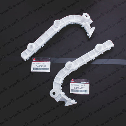 New Genuine OEM Mitsubishi 07-09 Outlander Front LH+RH Bumper Brackets SET of 2