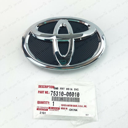 GENUINE TOYOTA CAMRY LE XL  AVALON  FRONT RADIATOR GRILLE EMBLEM 75310-06010