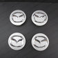 GENUINE MAZDA 3 5 6 MIATA RX8 CX7 CX9 SILVER WHEEL CENTER CAP BBM2-37-190 4PCS