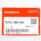 New Genuine OEM Honda 97-01 Prelude Front H Emblem Badge Chrome 75701-SM4-900