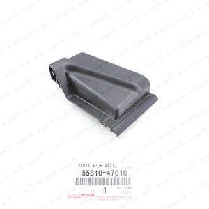 New Genuine Toyota 12-17 Prius V Passenger Side Cowl Cover Seal 55810-47010