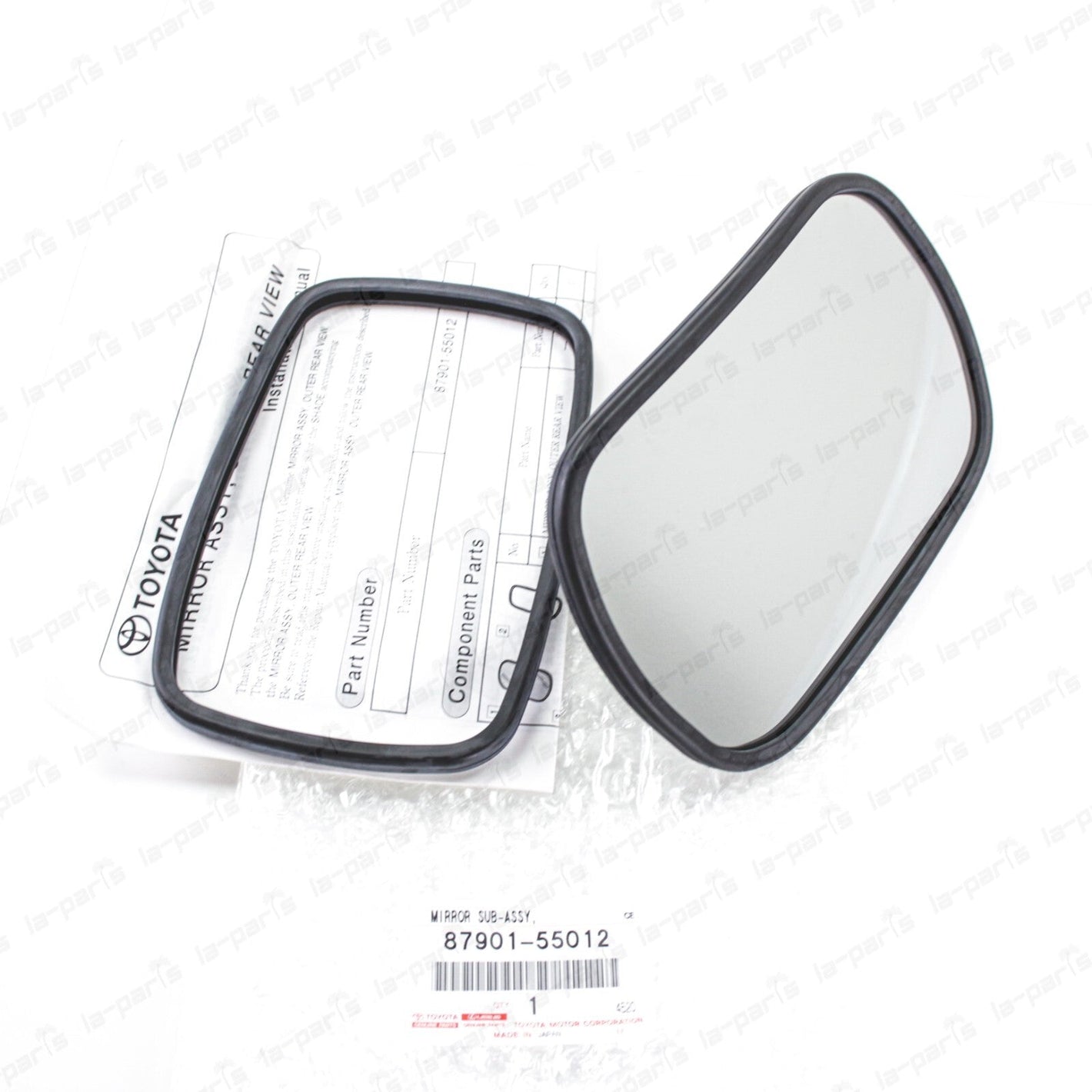 New Genuine Toyota Land Cruiser BJ40 BJ42 HJ47 FJ40 FJ43 FJ45 Convex Side Mirror