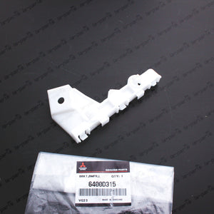 Genuine OEM Mitsubishi 14-15 Mirage Front Bumper Driver Side  Bracket 6400D315