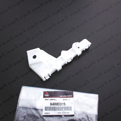 Genuine OEM Mitsubishi 14-15 Mirage Front Bumper Driver Side  Bracket 6400D315