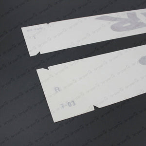 GENUINE HONDA CIVIC TYPE-R EK9 SIDE DECAL DARK OUTLINE 75773-S03-Z00ZA SET OF 2