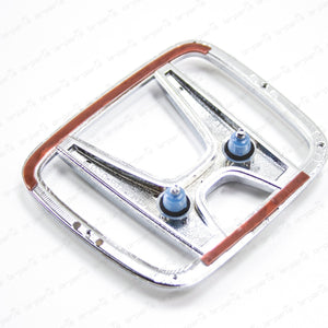 New Genuine OEM Honda 97- 01 Prelude Rear Trunk Lid Badge Center Chrome Emblem