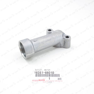 NEW GENUINE TOYOTA 95-97 LAND CRUISER 80 LX450 WATER BY-PASS OUTLET 16351-66010