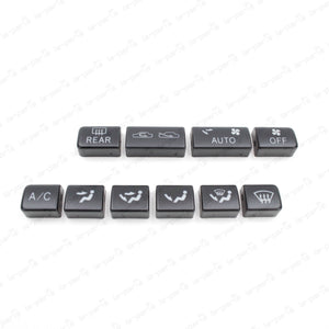 NEW GENUINE TOYOTA SUPRA JZA80 RHD A/C CLIMATE CONTROL HEATER KNOBS JDM