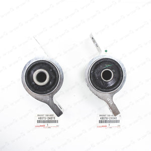 New Genuine Lexus Front Lower Control Arm Bushings SET 48076-24040 & 48075-24070