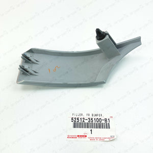 NEW GENUINE TOYOTA FJ CRUISER GRAY FRONT RIGHT BUMPER FILLER 52512-35100-B1