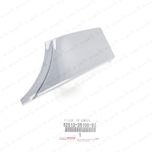 New Genuine OEM Toyota 12-14 FJ Cruiser Cement Grey Front Driver Bumper Filler