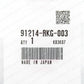 Genuine Honda Accord Pilot MDX TL RL V6 (J) Rear Main Crank Seal 91214-RKG-003